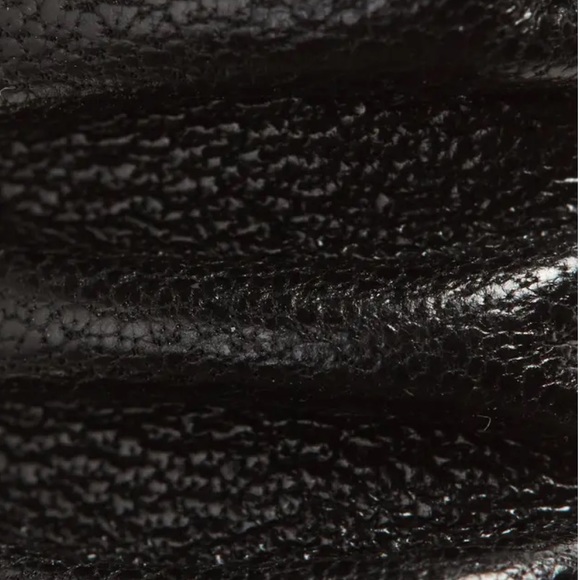 Jil Sander Gathered Leather Skinny Belt in Black L NWT 490$ - Picture 2 of 6